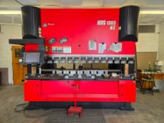 2011 130 TON 10' AMADA HDS 1303NT HYDRAULIC PRESS BRAKE W/ BACKGAUGE