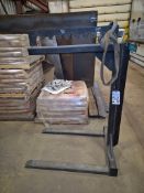 ADJUSTABLE CRANE PALLET LIFTER - HEAVY-DUTY STEEL CONSTRUCTION, NOTCHED LIFT BEAM