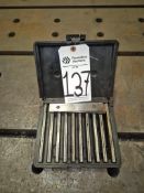 PRECISION MILLING VISE JAW PLATES & MACHINIST PARALLEL SET - MULTI-PIECE W/ CASE