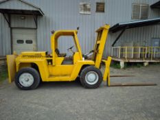 1963 CLARK CY150BD HEAVY-DUTY DIESEL FORKLIFT - 15,000 LB CAPACITY, 24