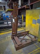 CUSTOM HEAVY-DUTY WELDED STEEL FABRICATION JIG - HEAVY MAST, RIGID BASE