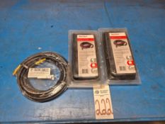 BEST WELDS INERT GAS ARGON WELDING HOSE & 2X TRU ARC LEATHER TORCH SHIELDS
