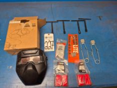 ASSORTED WELDING SHOP ACCESSORIES & CONSUMABLES - SHURLITE, BEST WELDS, ARCAIR, CLAMPS