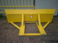 HEAVY-DUTY FORKLIFT SNOW PUSHER ATTACHMENT - 11' L X 55