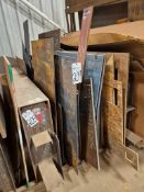 ASSORTED AR400 STEEL PLATES AND SHEET METAL REMNANTS - VARIOUS SIZES & THICKNESSES