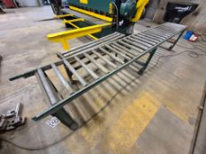 (2) HEAVY-DUTY GRAVITY ROLLER CONVEYOR SECTIONS (169