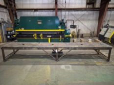 HEAVY-DUTY STEEL FABRICATION LAYOUT TABLE - APPROX. 247.5" L X 49" W X 34" H, TRUSS FRAME
