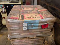 PALLET (40 BAGS) OF BARTON ECOTEK 80HPR GARNET ABRASIVES 55LB BAGS, WATERJET CUTTING ABRASIVE MEDIA