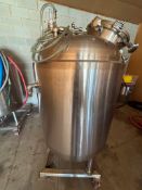 LOT OF (3) PRECISION EXTRACTION SOLUTIONS SANITARY JACKETED STAINLESS STEEL MIXING & PROCESS VESSELS