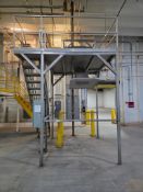 STAINLESS STEEL MEZZANINE W/ FILL CHUTE & CONTROL PANEL