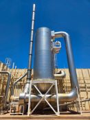 18,000 GALLON TANK/AIR HANDLER ASSEMBLY W/ 55' FRESH AIR STACK