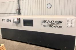 VAC-U-CLAMP MODEL FT 1000 3DL/THERMOFOIL DOUBLE TABLE PRESS