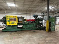 REED-PRENTICE 450TC 450-TON HORIZONTAL HYDRAULIC INJECTION MOLDING MACHINE