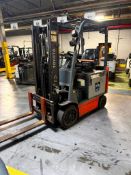 2022 TOYOTA 8FBCU25 4 WHEEL ELECTRIC FORKLIFT S/N 8FBCU25-94470
