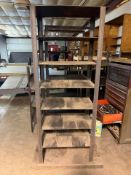 ALL STEEL INDUSTRIAL SHELVING RACK – HEAVY DUTY SHOP SHELF 28X75X16 ALL STEEL