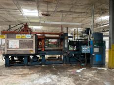 IMPCO MA700-CA125 100-TON HORIZONTAL PLASTIC INJECTION MOLDING MACHINE