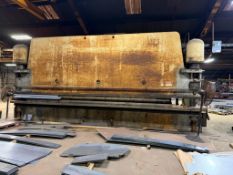 1990 600 TON X 26' PACIFIC K600‑26 HYDRAULIC PRESS BRAKE - NOT FUNCTIONING