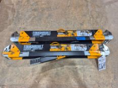 (2) TOUGHBUILT C700 SAWHORSE & JOBSITE TABLE PAIR - 2600 LB CAPACITY, 100% STEEL