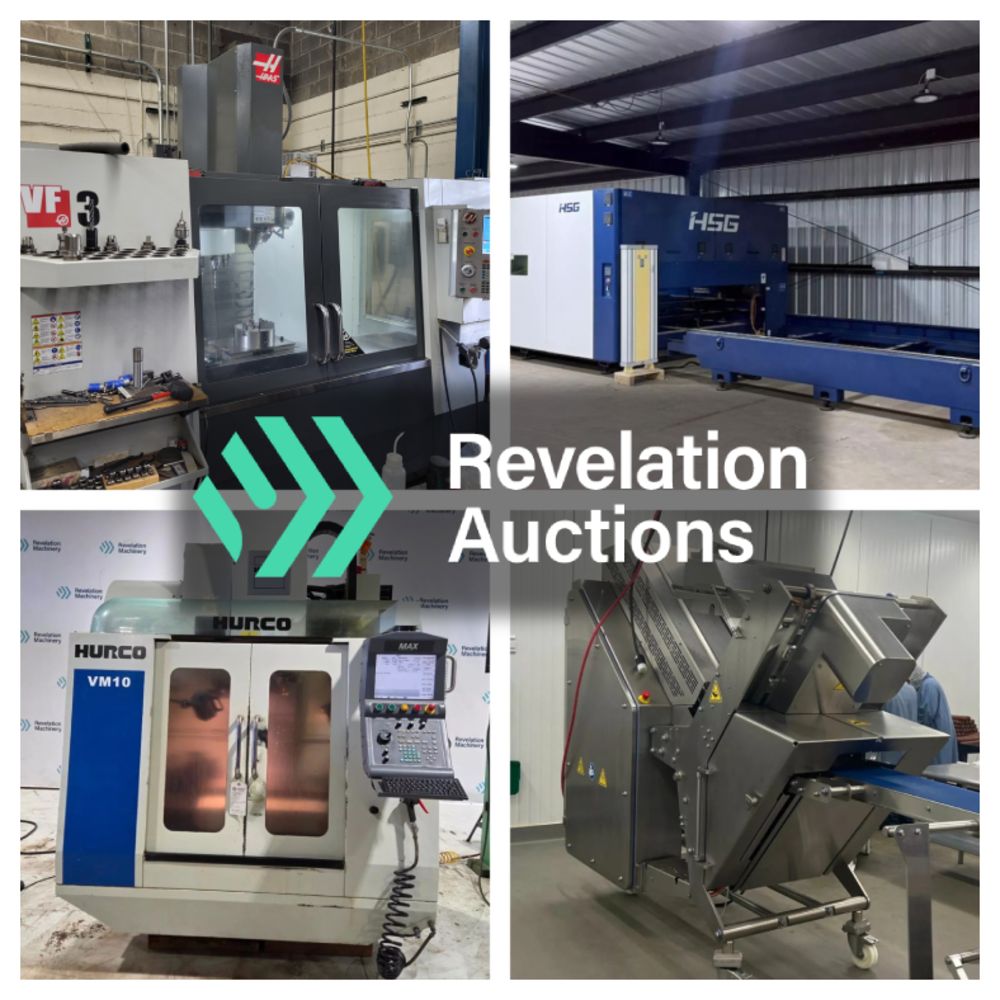 Surplus CNC & Industrial Process Equipment from Multiple Facilities