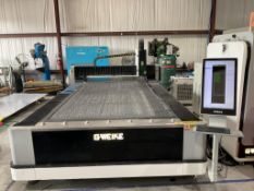 2021 G.WEIKE LF3015LN CNC FIBER LASER CUTTING MACHINE WITH ACCESSORIES - 1000W, 220V