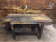 HEAVY DUTY WOODEN WORKBENCH – 3' X 6'