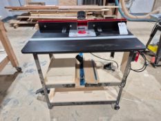 WOODPECKERS ROUTER TABLE SYSTEM W/ SPINRITE 3.25HP MOTOR, PHENOLIC TOP