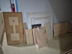 SHOPSABRE PRO 408 CNC ROUTER ACCESSORY LOT - CUSTOM JIGS, TEMPLATES, SPOILBOARDS