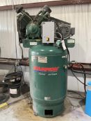 CHAMPION VR10-12 10HP COMPRESSOR & MANCHESTER 120-GAL VERTICAL TANK