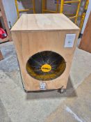 CUSTOM BUILT PORTABLE WOODEN SHOP AIR FILTRATION BOX - 28