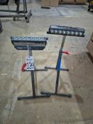 (2) PROTOCOL EQUIPMENT ADJUSTABLE MATERIAL SUPPORT ROLLER STANDS