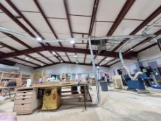 COMPLETE SPIRAL METAL DUST COLLECTION DUCTWORK & PIPING RUN LOT