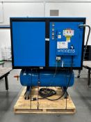 ROGERS MACHINERY COMPANY MG25 LUBRICATED ROTARY SCREW AIR COMPRESSOR