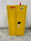 EAGLE JUSTRITE SAFETY GROUP 2610X 55 GAL. FLAMMABLE LIQUID STORAGE CABINET