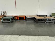 ASSORTED STEEL ROLLING CARTS