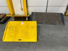 EAGLE 1797 POLY DOCK PLATES AND GLOBAL EQ. COMPANY SPEEDY BOARD HEAVY DUTY METAL DOCK BOARD