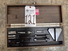 2000 STARRETT WEBBER AC11A STEEL ANGLE GAGE BLOCK SET - GRADE 3, CASE