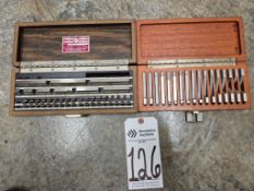 STARRETT WEBBER RS45MA1 PRECISION GAGE BLOCK SET & BROWN & SHARPE PRECISION ANGLE GAGE BLOCK SET