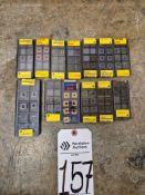 ASSORTED MANUFACTURERS CARBIDE CUTTING INSERTS
