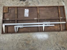 (2) MITUTOYO HEAVY-DUTY VERNIER CALIPER - 24