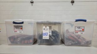 ASSORTED BARK RIVER KNIVES LEATHER SHEATHS