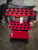HUOT MULTI-TIER A-FRAME CNC TOOL HOLDER STORAGE TREE RACK
