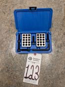 PRECISION MATCHED PAIR 1-2-3 BLOCK SET - 23-HOLE DESIGN, BOLTS & CASE