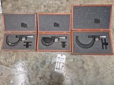 STARRETT 733 ELECTRONIC OUTSIDE MICROMETER SET 2