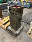 4-SIDED CAST IRON MACHINING TOMBSTONE FIXTURE BLOCK