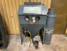 TRINCO MASTER MODEL 36/BP DRY BLAST CABINET WITH TRINCO 85 CFM DUST COLLECTOR