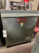 GENERAL ELECTRIC 9T23B3885 112.5 KVA 3-PHASE DRY TYPE TRANSFORMER 480V DELTA TO 240V DELTA