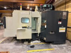 1992 TOYODA FH45B CNC HORIZONTAL MACHINING CENTER EQUIPPED WITH M&H RADIO-WAVE TOUCH PROBE