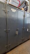 STRONG HOLD INDUSTRIAL MAINTENANCE STEEL CABINET W/ LOCKING HANDLE