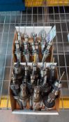 ASSORTED CAT40 CNC TOOL HOLDERS - ER COLLET CHUCKS & ASSORTED TOOLING