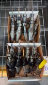 ASSORTED CAT40 CNC TOOL HOLDERS - ER COLLET CHUCKS & ASSORTED TOOLING